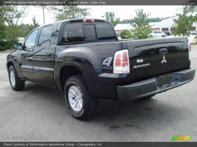 Carbide Black / Slate Gray 2006 Mitsubishi Raider LS Double Cab 4x4