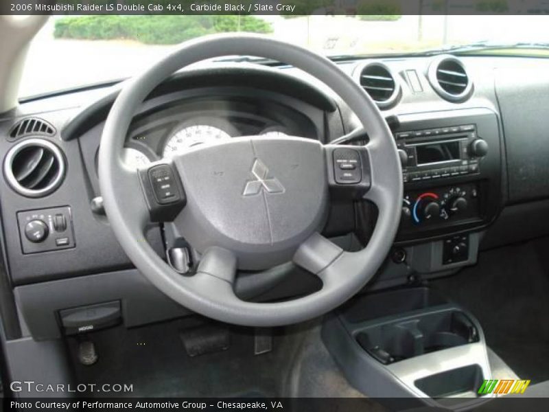 Carbide Black / Slate Gray 2006 Mitsubishi Raider LS Double Cab 4x4