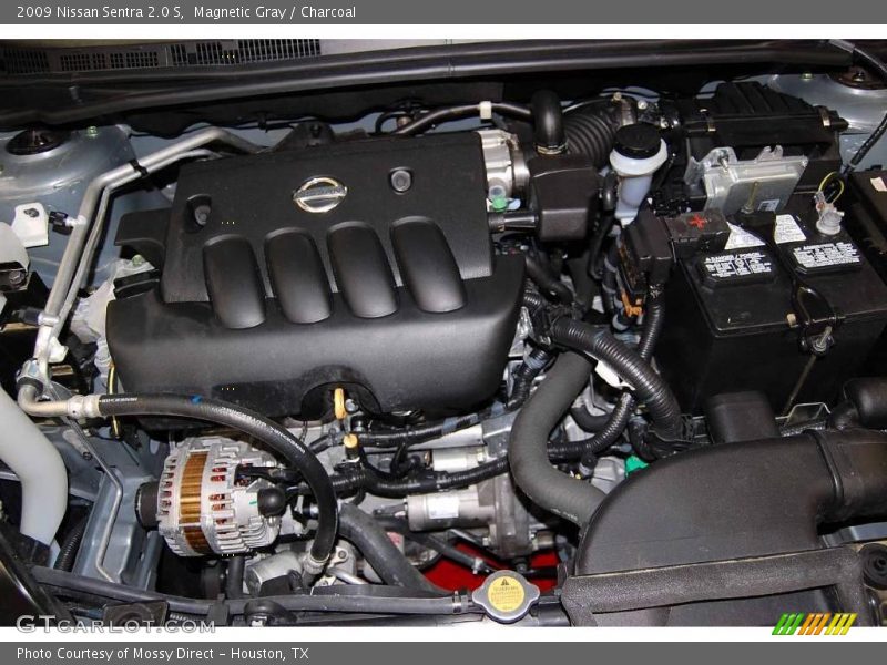 Magnetic Gray / Charcoal 2009 Nissan Sentra 2.0 S