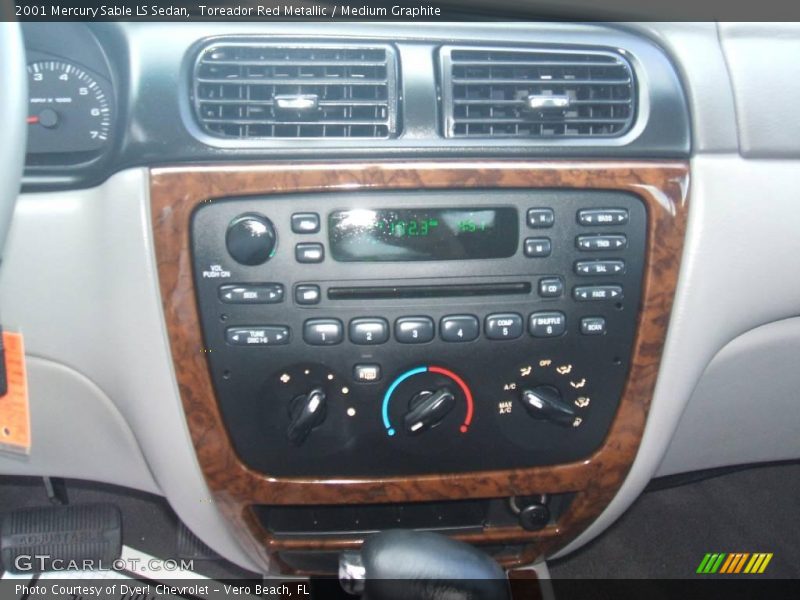 Toreador Red Metallic / Medium Graphite 2001 Mercury Sable LS Sedan