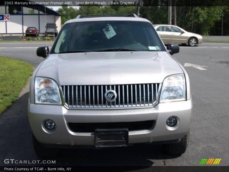 Silver Birch Metallic / Dark Graphite 2003 Mercury Mountaineer Premier AWD