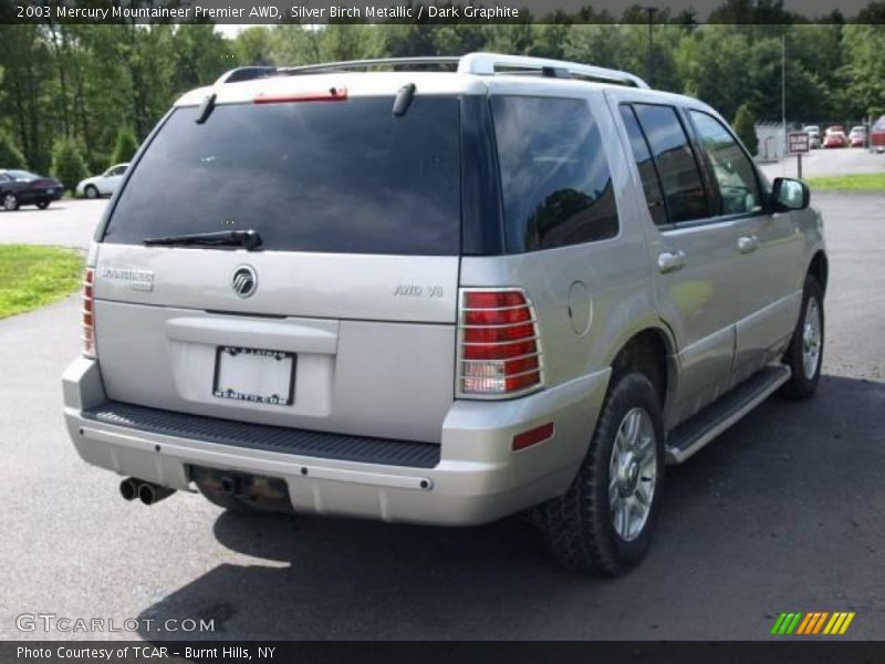 Silver Birch Metallic / Dark Graphite 2003 Mercury Mountaineer Premier AWD