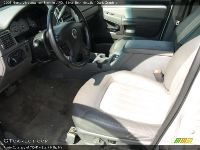 Silver Birch Metallic / Dark Graphite 2003 Mercury Mountaineer Premier AWD