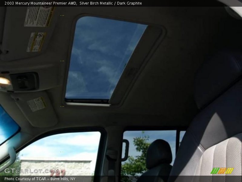 Silver Birch Metallic / Dark Graphite 2003 Mercury Mountaineer Premier AWD
