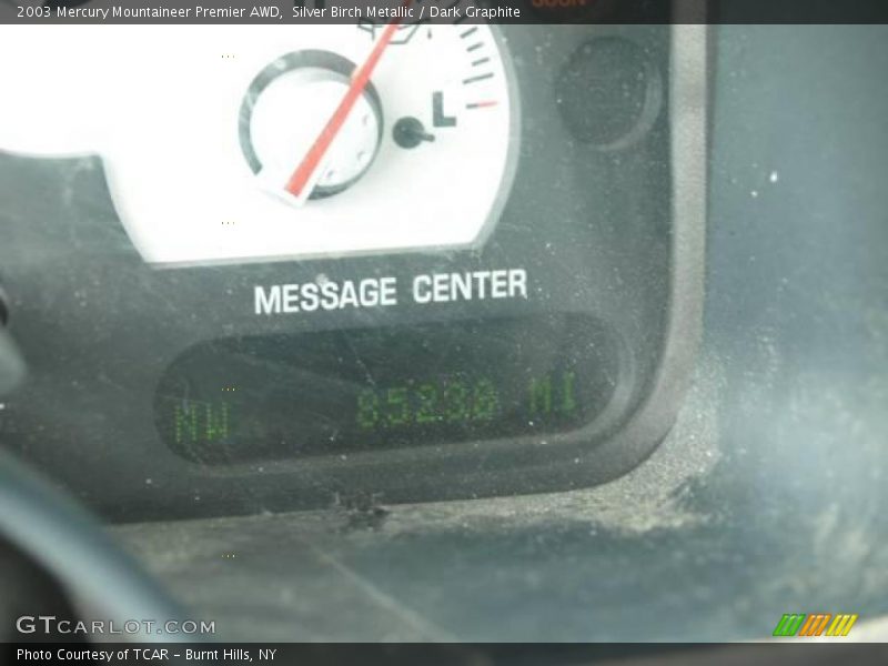 Silver Birch Metallic / Dark Graphite 2003 Mercury Mountaineer Premier AWD