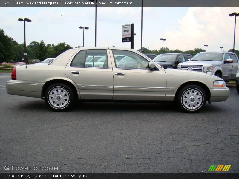 Gold Ash Metallic / Medium Parchment 2005 Mercury Grand Marquis GS