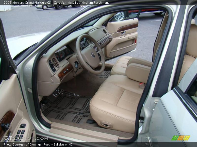 Gold Ash Metallic / Medium Parchment 2005 Mercury Grand Marquis GS