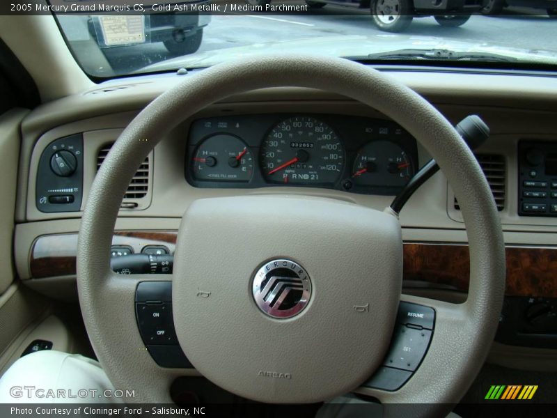 Gold Ash Metallic / Medium Parchment 2005 Mercury Grand Marquis GS