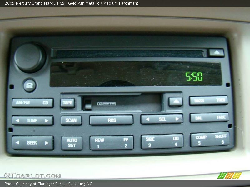 Gold Ash Metallic / Medium Parchment 2005 Mercury Grand Marquis GS
