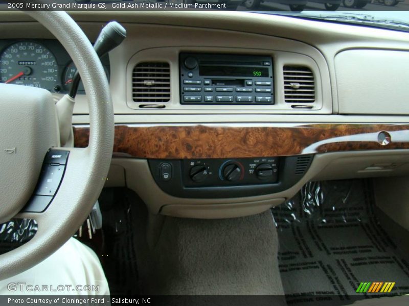 Gold Ash Metallic / Medium Parchment 2005 Mercury Grand Marquis GS