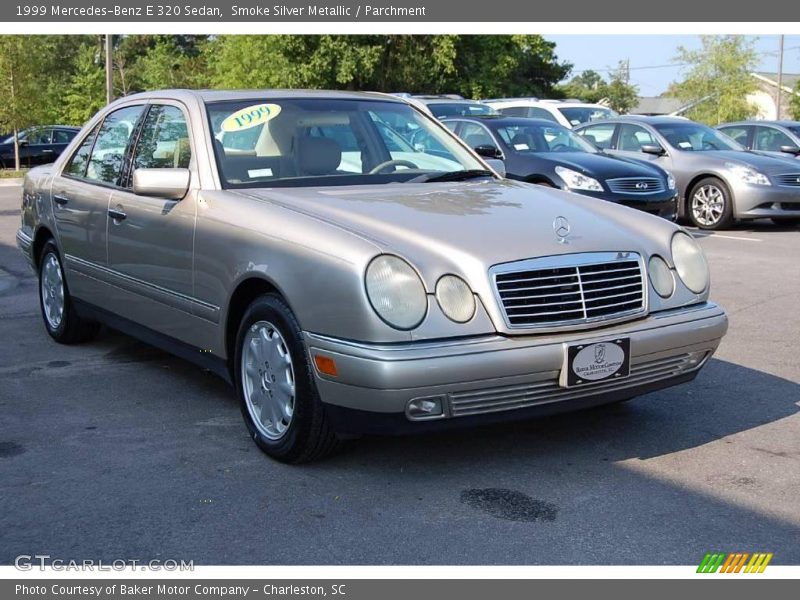 Smoke Silver Metallic / Parchment 1999 Mercedes-Benz E 320 Sedan