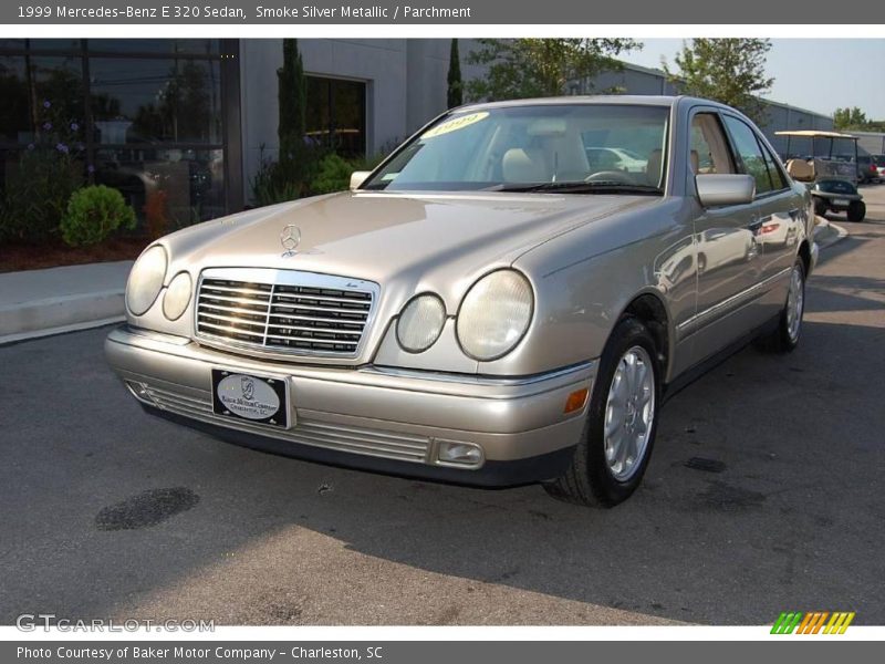 Smoke Silver Metallic / Parchment 1999 Mercedes-Benz E 320 Sedan