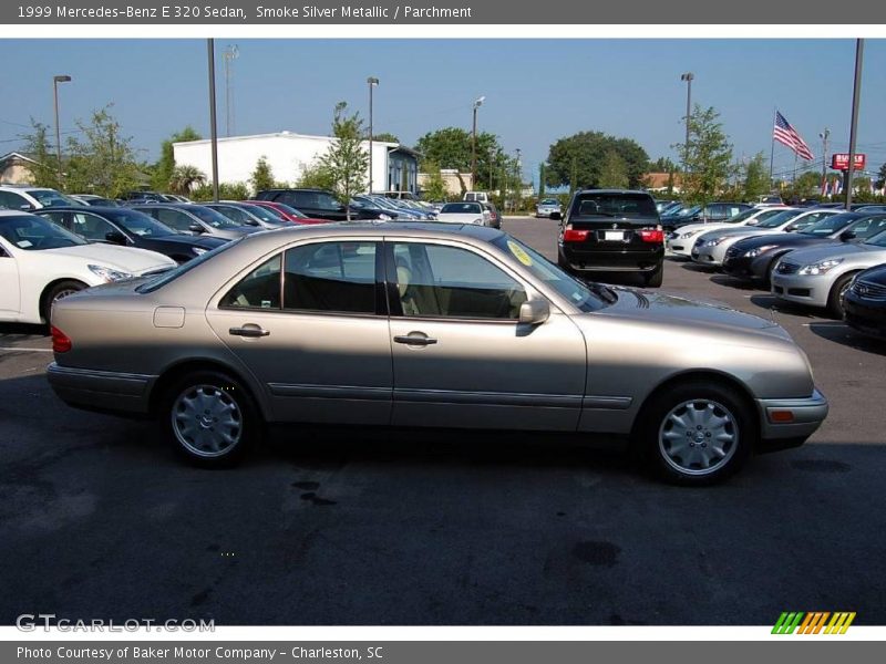 Smoke Silver Metallic / Parchment 1999 Mercedes-Benz E 320 Sedan