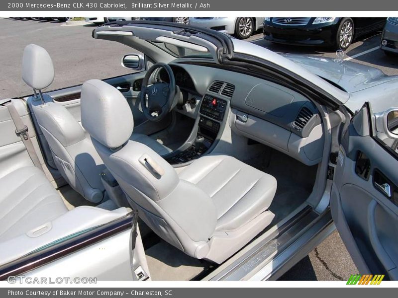 Brilliant Silver Metallic / Ash 2000 Mercedes-Benz CLK 430 Cabriolet
