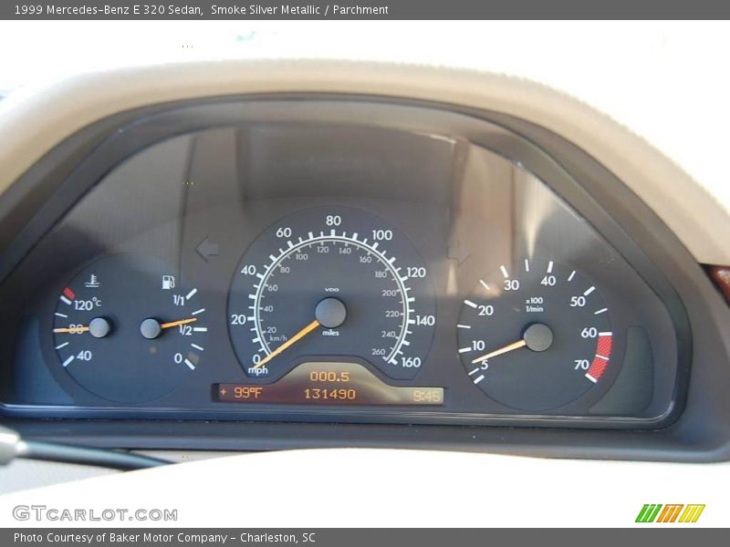 Smoke Silver Metallic / Parchment 1999 Mercedes-Benz E 320 Sedan