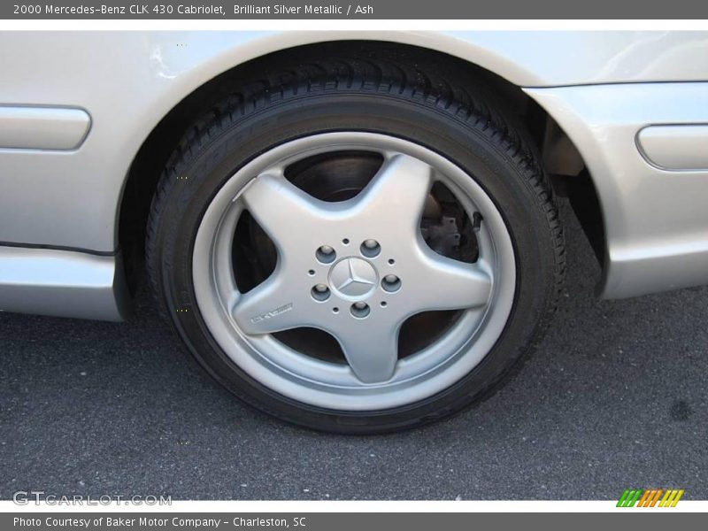 Brilliant Silver Metallic / Ash 2000 Mercedes-Benz CLK 430 Cabriolet