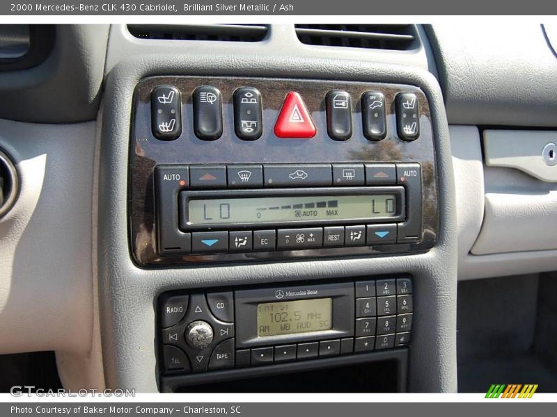 Brilliant Silver Metallic / Ash 2000 Mercedes-Benz CLK 430 Cabriolet