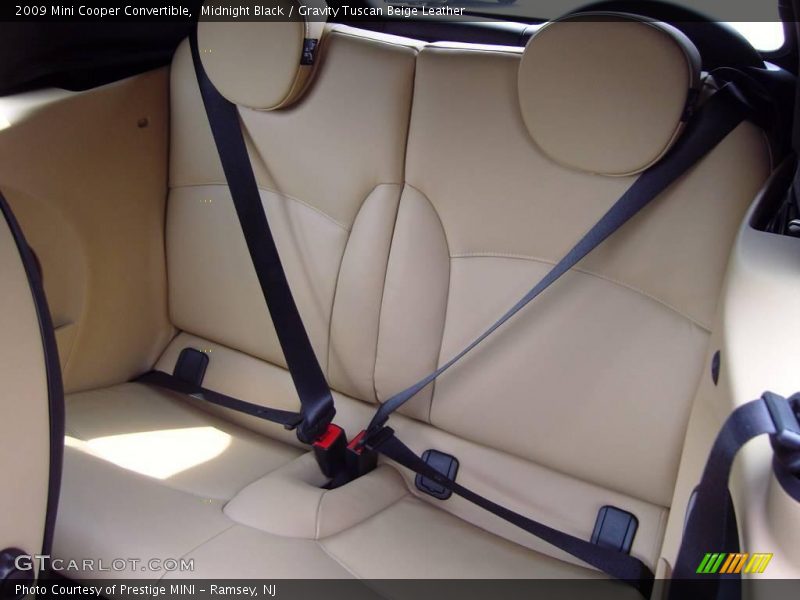 Midnight Black / Gravity Tuscan Beige Leather 2009 Mini Cooper Convertible