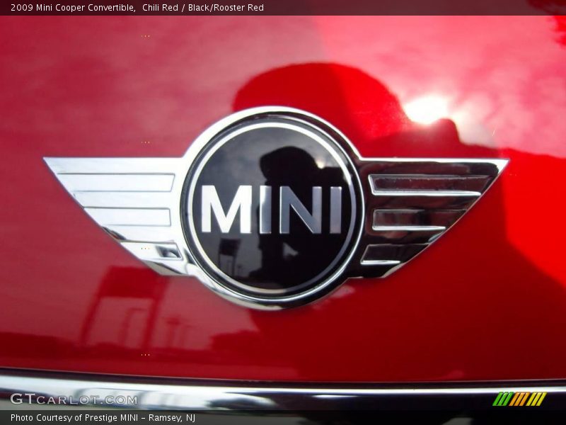 Chili Red / Black/Rooster Red 2009 Mini Cooper Convertible