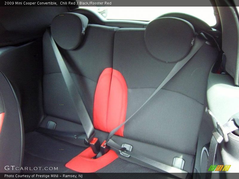 Chili Red / Black/Rooster Red 2009 Mini Cooper Convertible