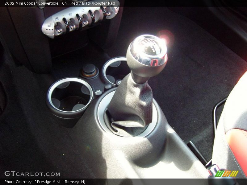 Chili Red / Black/Rooster Red 2009 Mini Cooper Convertible