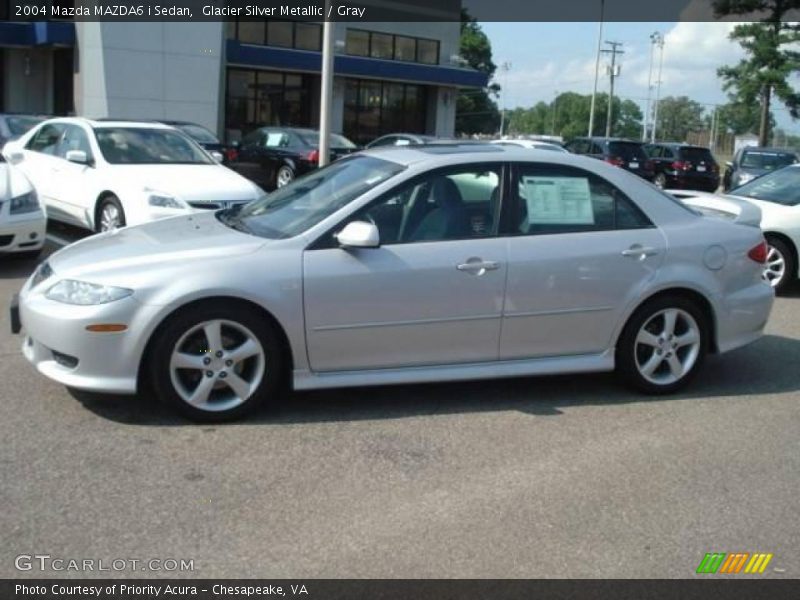 Glacier Silver Metallic / Gray 2004 Mazda MAZDA6 i Sedan