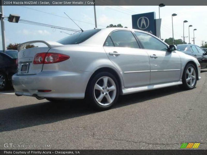 Glacier Silver Metallic / Gray 2004 Mazda MAZDA6 i Sedan