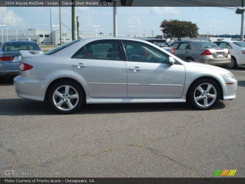 Glacier Silver Metallic / Gray 2004 Mazda MAZDA6 i Sedan