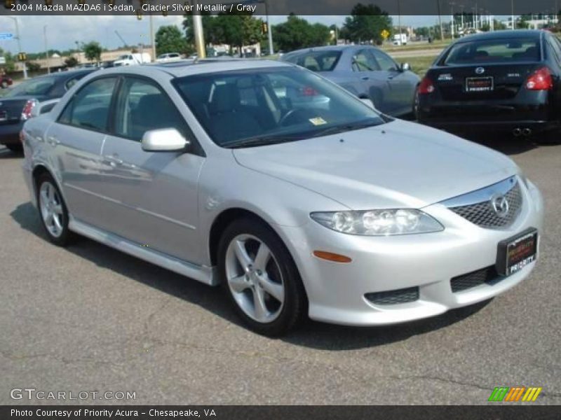 Glacier Silver Metallic / Gray 2004 Mazda MAZDA6 i Sedan