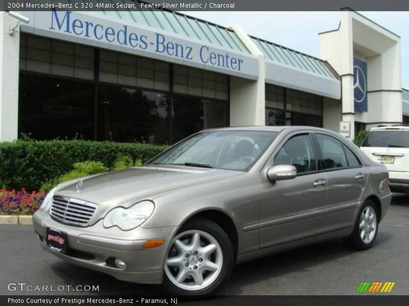 Pewter Silver Metallic / Charcoal 2004 Mercedes-Benz C 320 4Matic Sedan