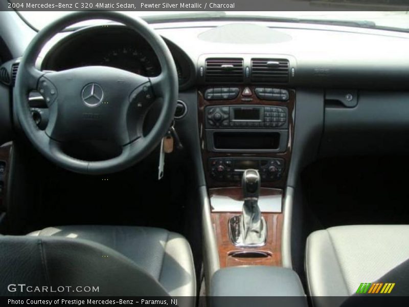 Pewter Silver Metallic / Charcoal 2004 Mercedes-Benz C 320 4Matic Sedan