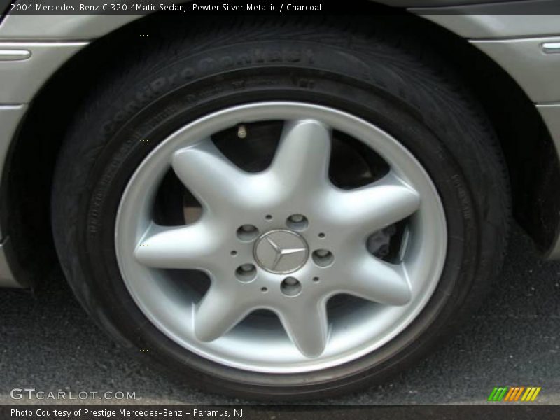 Pewter Silver Metallic / Charcoal 2004 Mercedes-Benz C 320 4Matic Sedan