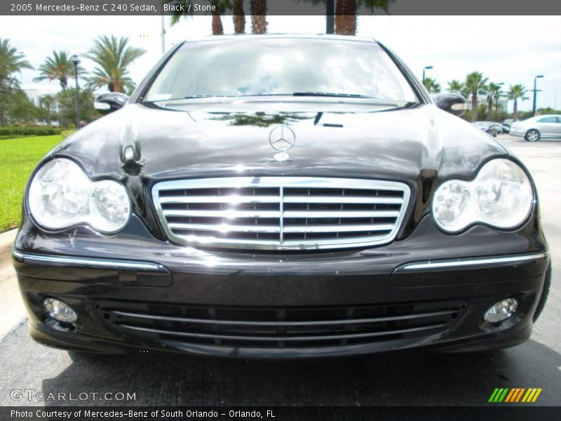 Black / Stone 2005 Mercedes-Benz C 240 Sedan