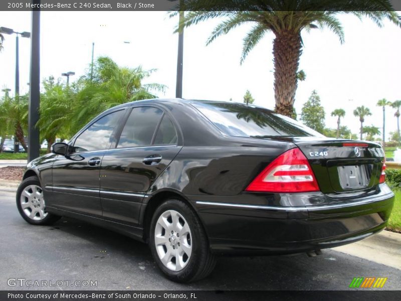 Black / Stone 2005 Mercedes-Benz C 240 Sedan