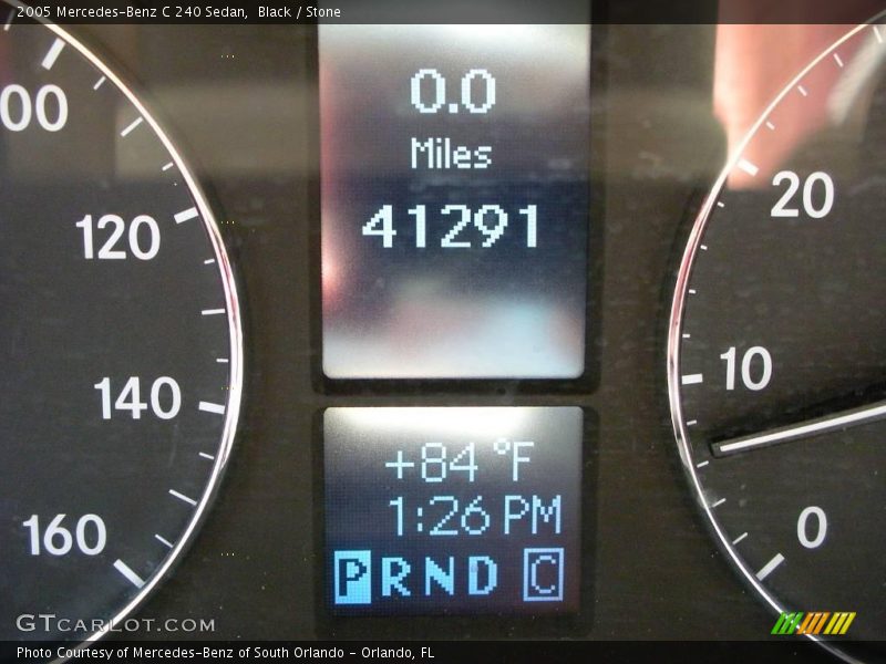 Black / Stone 2005 Mercedes-Benz C 240 Sedan