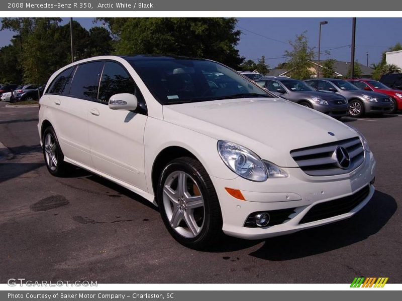 Arctic White / Black 2008 Mercedes-Benz R 350