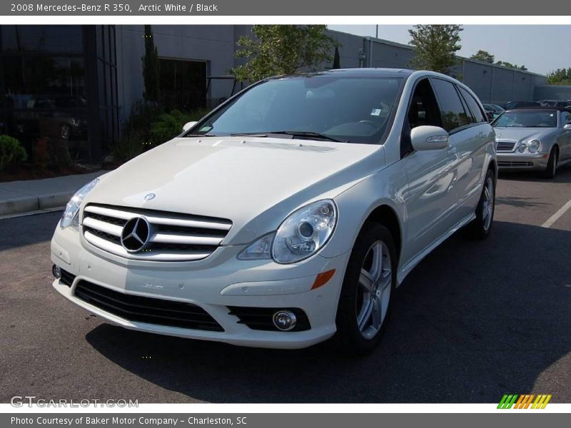 Arctic White / Black 2008 Mercedes-Benz R 350