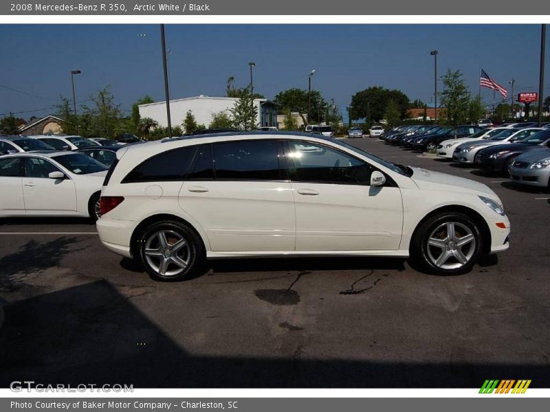 Arctic White / Black 2008 Mercedes-Benz R 350