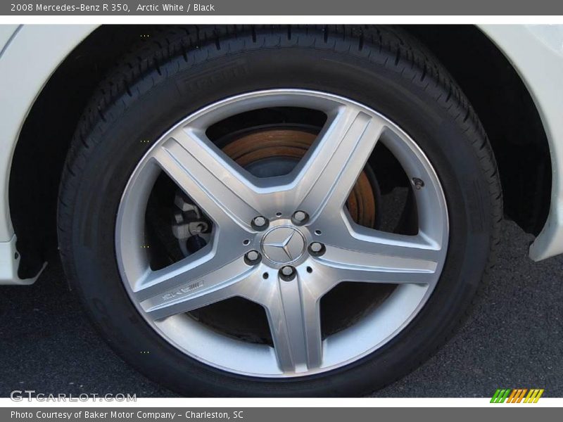Arctic White / Black 2008 Mercedes-Benz R 350