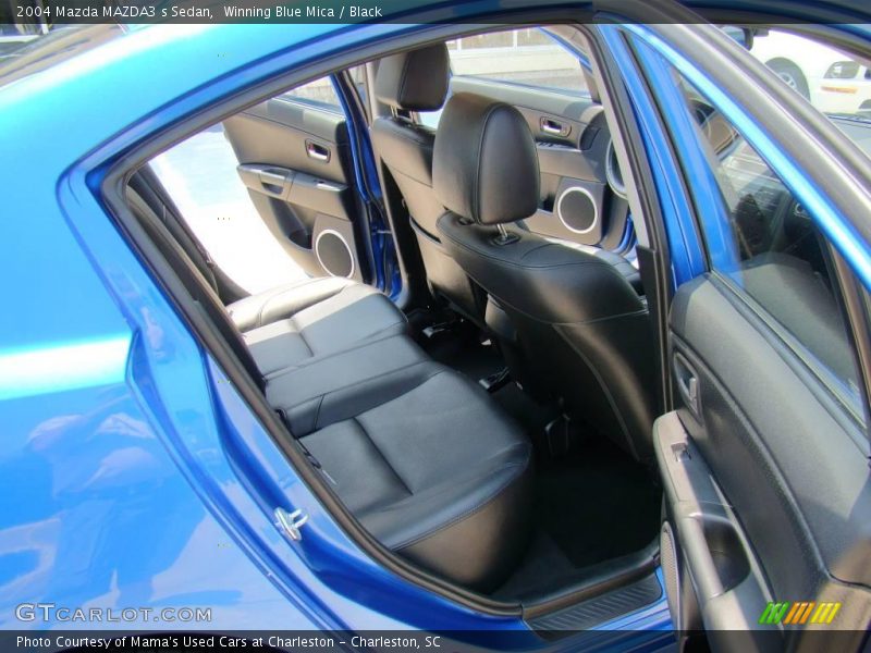 Winning Blue Mica / Black 2004 Mazda MAZDA3 s Sedan