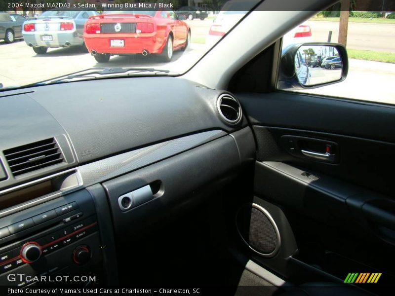 Winning Blue Mica / Black 2004 Mazda MAZDA3 s Sedan