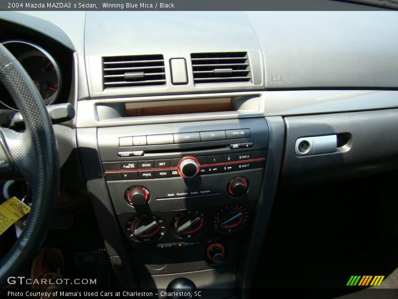 Winning Blue Mica / Black 2004 Mazda MAZDA3 s Sedan