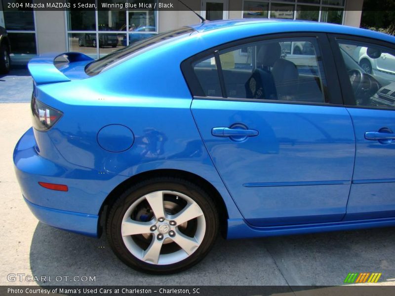 Winning Blue Mica / Black 2004 Mazda MAZDA3 s Sedan