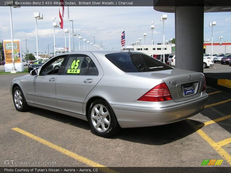 Brilliant Silver Metallic / Charcoal 2005 Mercedes-Benz S 430 4Matic Sedan