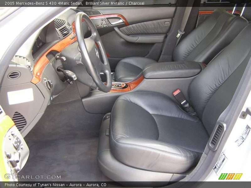 Brilliant Silver Metallic / Charcoal 2005 Mercedes-Benz S 430 4Matic Sedan