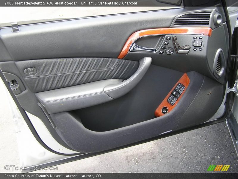 Brilliant Silver Metallic / Charcoal 2005 Mercedes-Benz S 430 4Matic Sedan