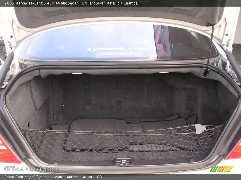 Brilliant Silver Metallic / Charcoal 2005 Mercedes-Benz S 430 4Matic Sedan