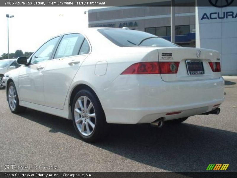 Premium White Pearl / Parchment 2006 Acura TSX Sedan