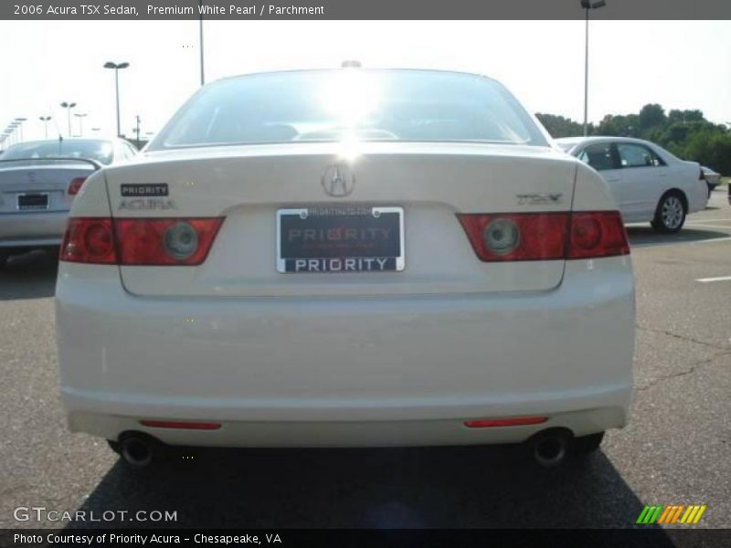 Premium White Pearl / Parchment 2006 Acura TSX Sedan