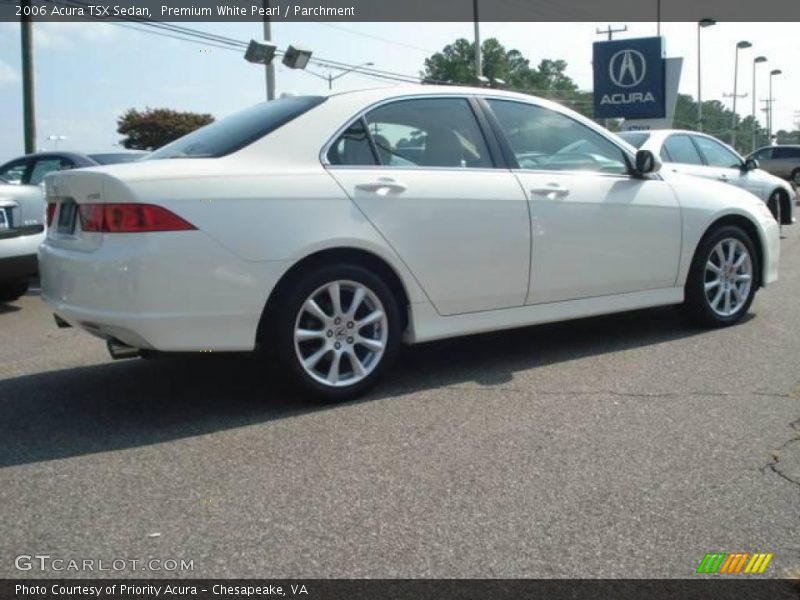 Premium White Pearl / Parchment 2006 Acura TSX Sedan